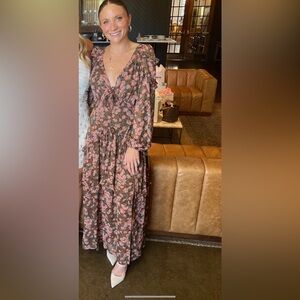 Floral Summer to Fall Transition Dress